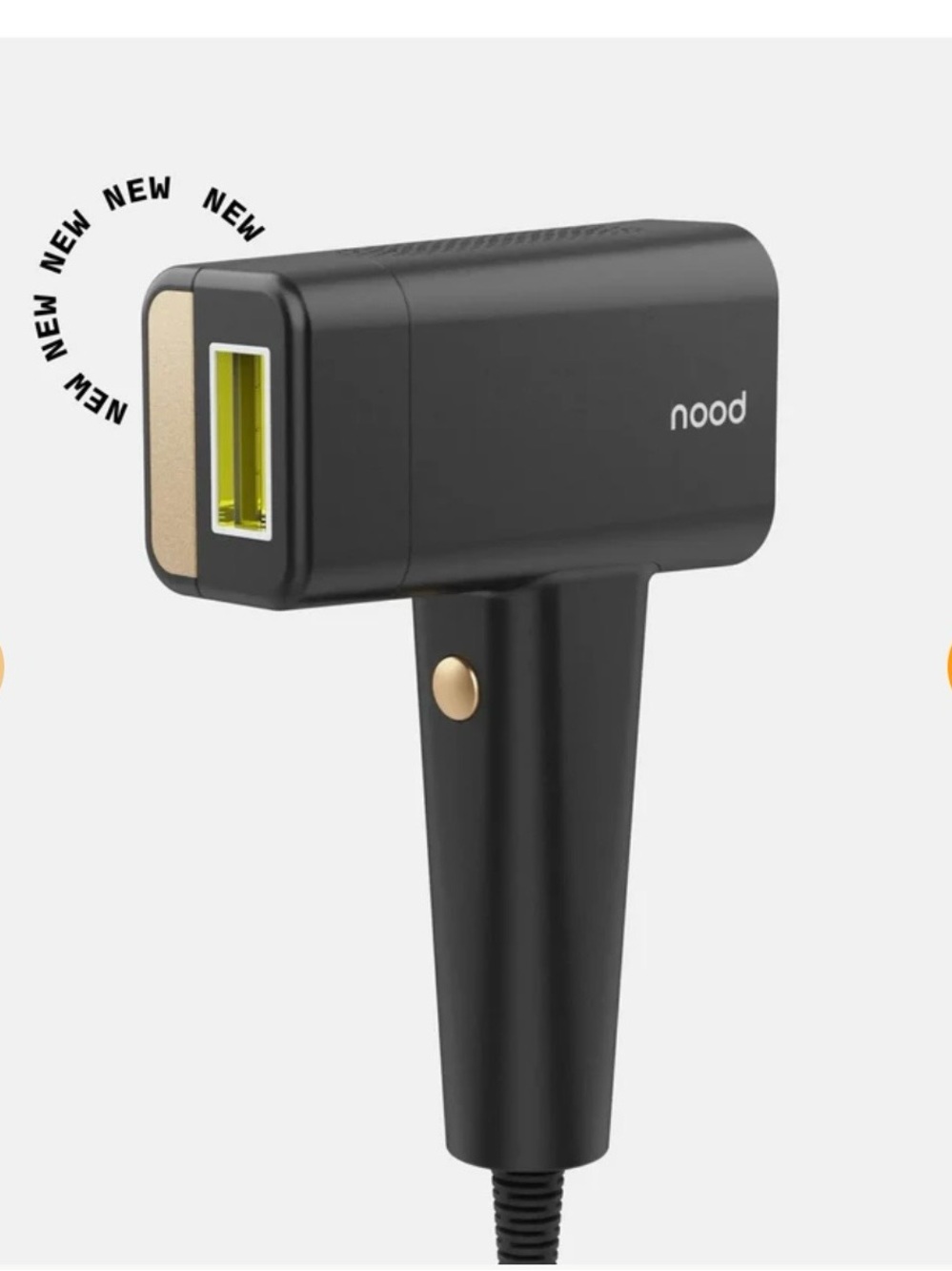 nood Portable At-Home Hair Removal Device in Black